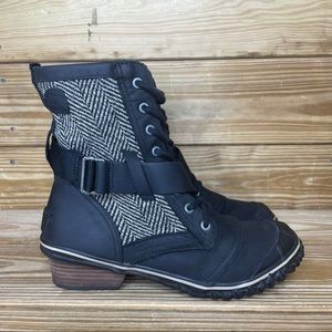 Sorel Women’s Lace Up Herringbone Slimboot Boots